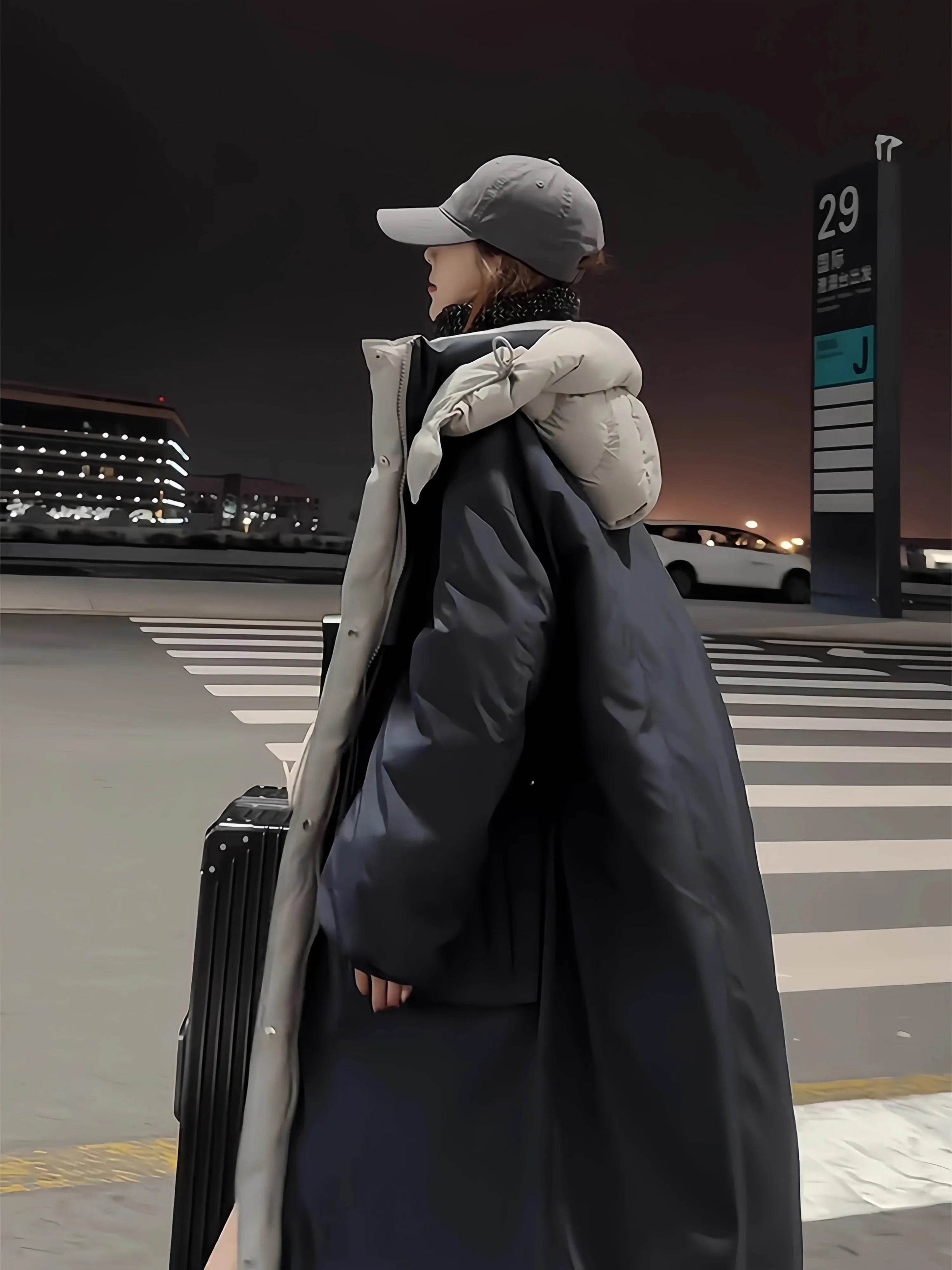 Reversible Long Down Coat - P12 Hub Europe