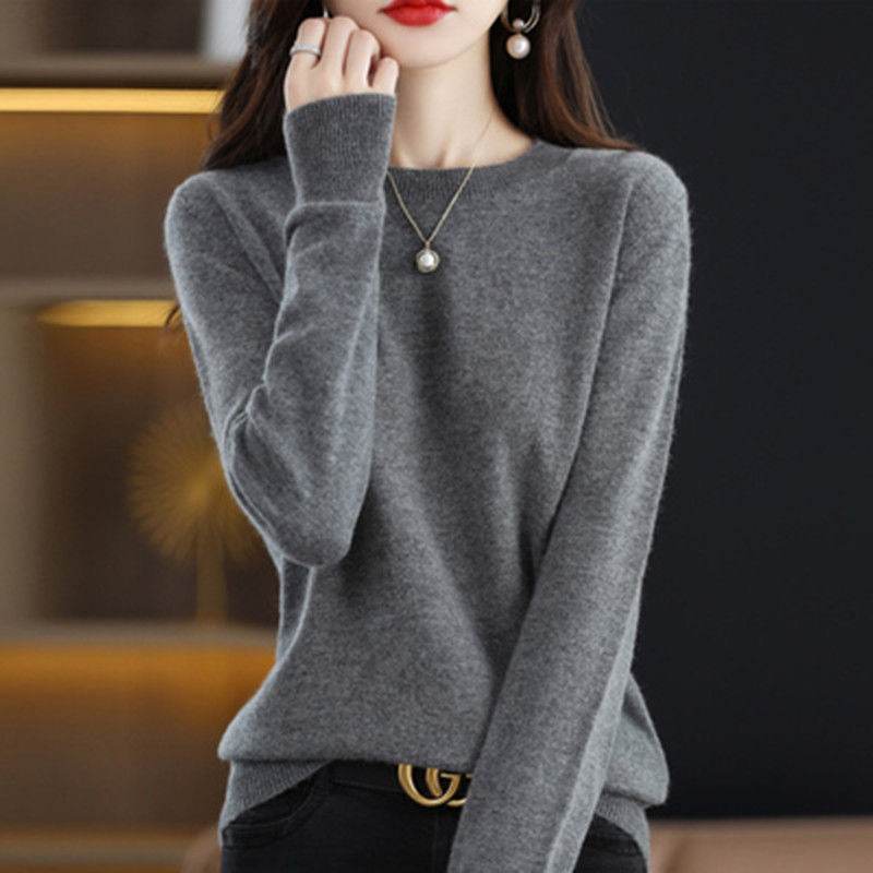 Women's Basic O-Neck Sweater - P12 Hub Europe