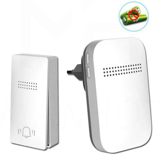 Wireless Doorbell | Self-Powered, 38 Ringtones, 150M Range - P12 Hub Europe