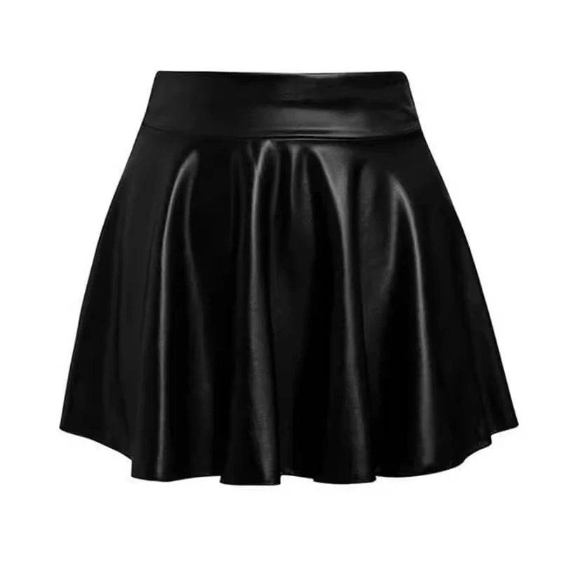 Women's Faux Leather Mini Skirt - P12 Hub Europe
