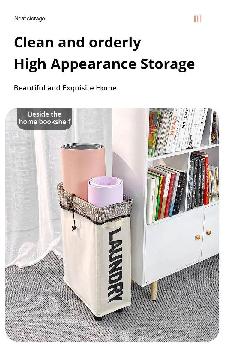 Slim Rolling Laundry Hamper - P12 Hub Europe