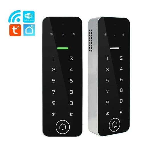 WiFi Video Intercom Access Control Fingerprint/Card/Password, IP65 - P12 Hub Europe