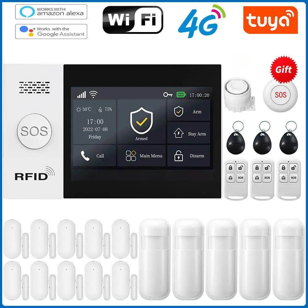 Alarm Smart Tuya WiFi GSM 4G - P12 Hub Europe