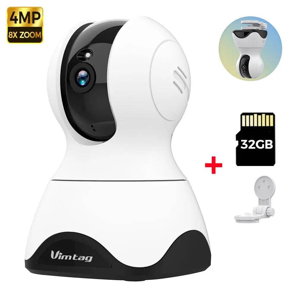 Indoor Camera 4MP 360° WiFi Auto Track, 2-Way Audio, Color Night - P12 Hub Europe