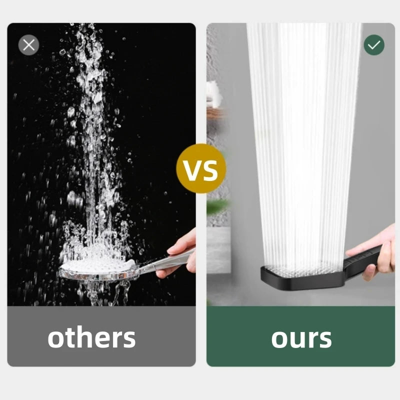 7 Modes Large Shower Head Adjustable One Key Stop Bathroom High-pressure Water-saving Shower Mixer Nozzles Bathroom Accessories