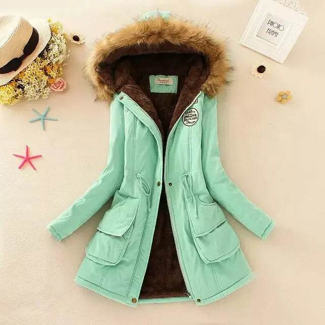 Slim Hooded Padded Parka - P12 Hub Europe