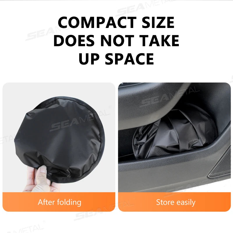 SEAMETAL 4-Layer Sun Shade Cover for Car Side Window Ultra-Light Electrostatic Curtains Sun Protection for Baby 99.9% UV Blocker