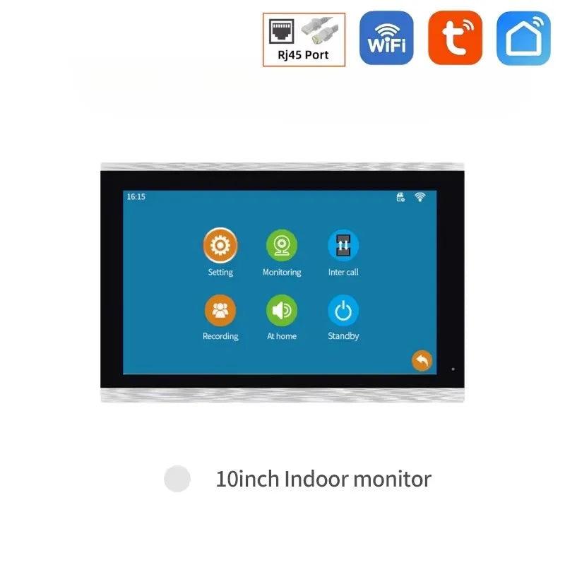 Intercom WiFi/PoE  1080P 10" RFID, Touch, Night Vision, Waterproof