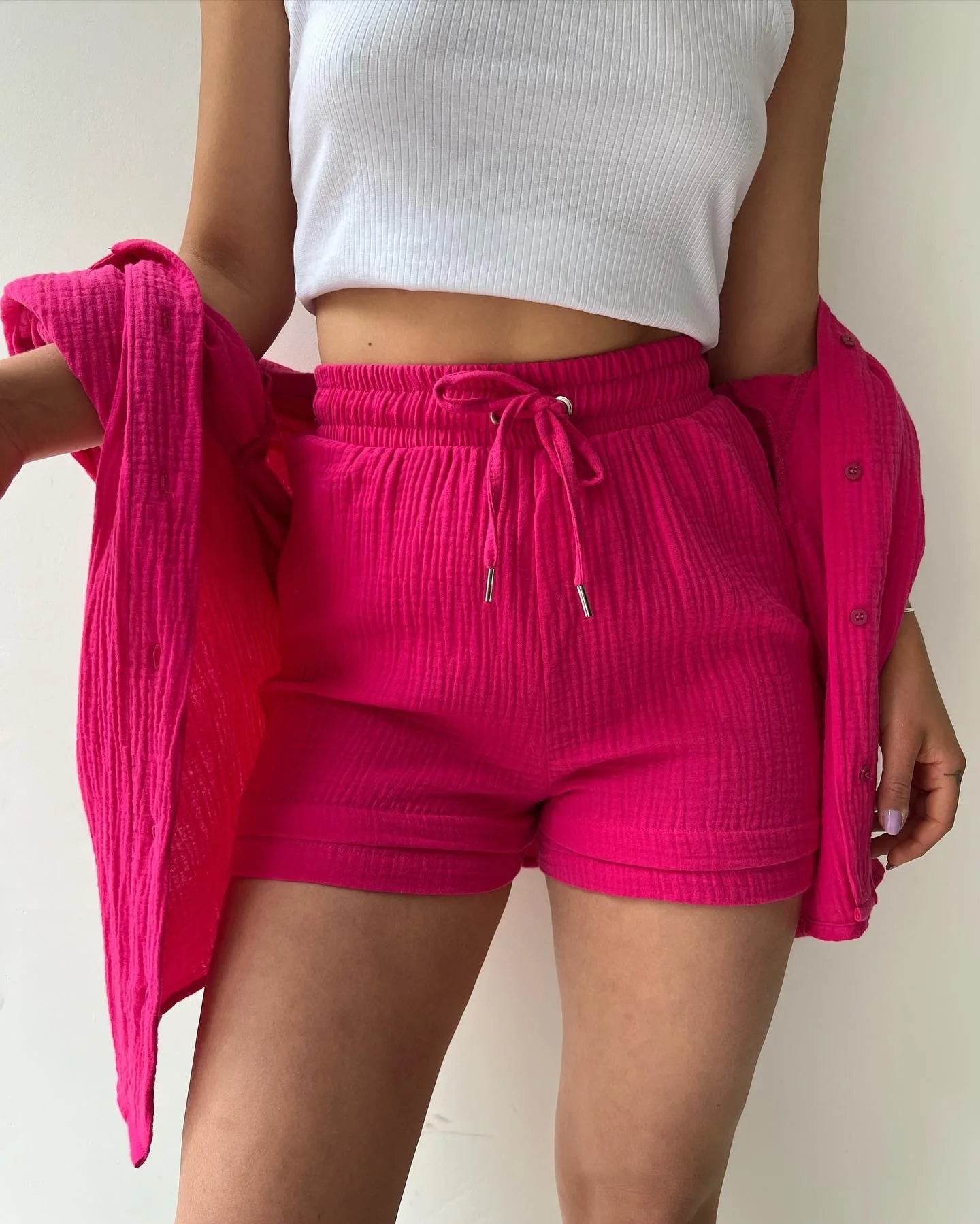 Women Summer Shorts Set - P12 Hub Europe