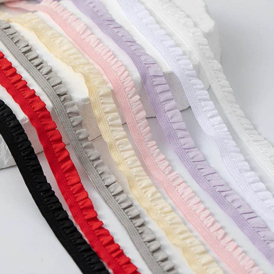 5Meters Elastic Lace Trim Ribbons for Party Dress Decoration Clothing DIY Crafts Supplies Needlework High Quality Sewing Fabric - P12 Hub Europe