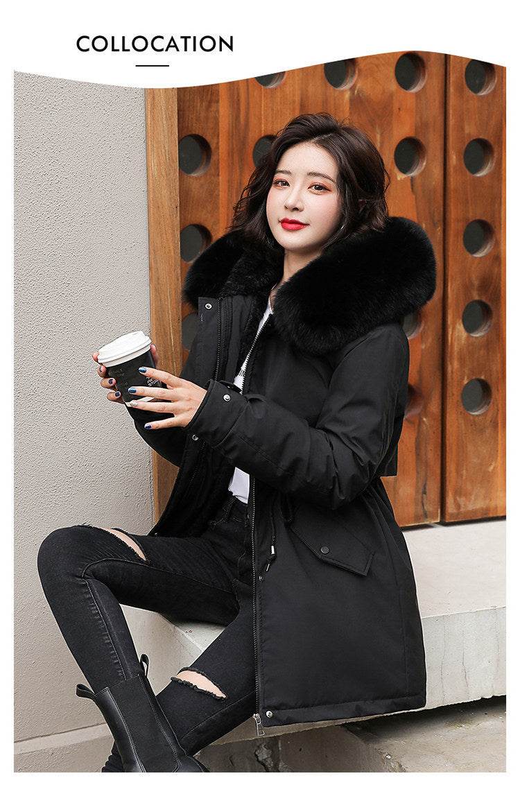Slim Fur Collar Parka - P12 Hub Europe