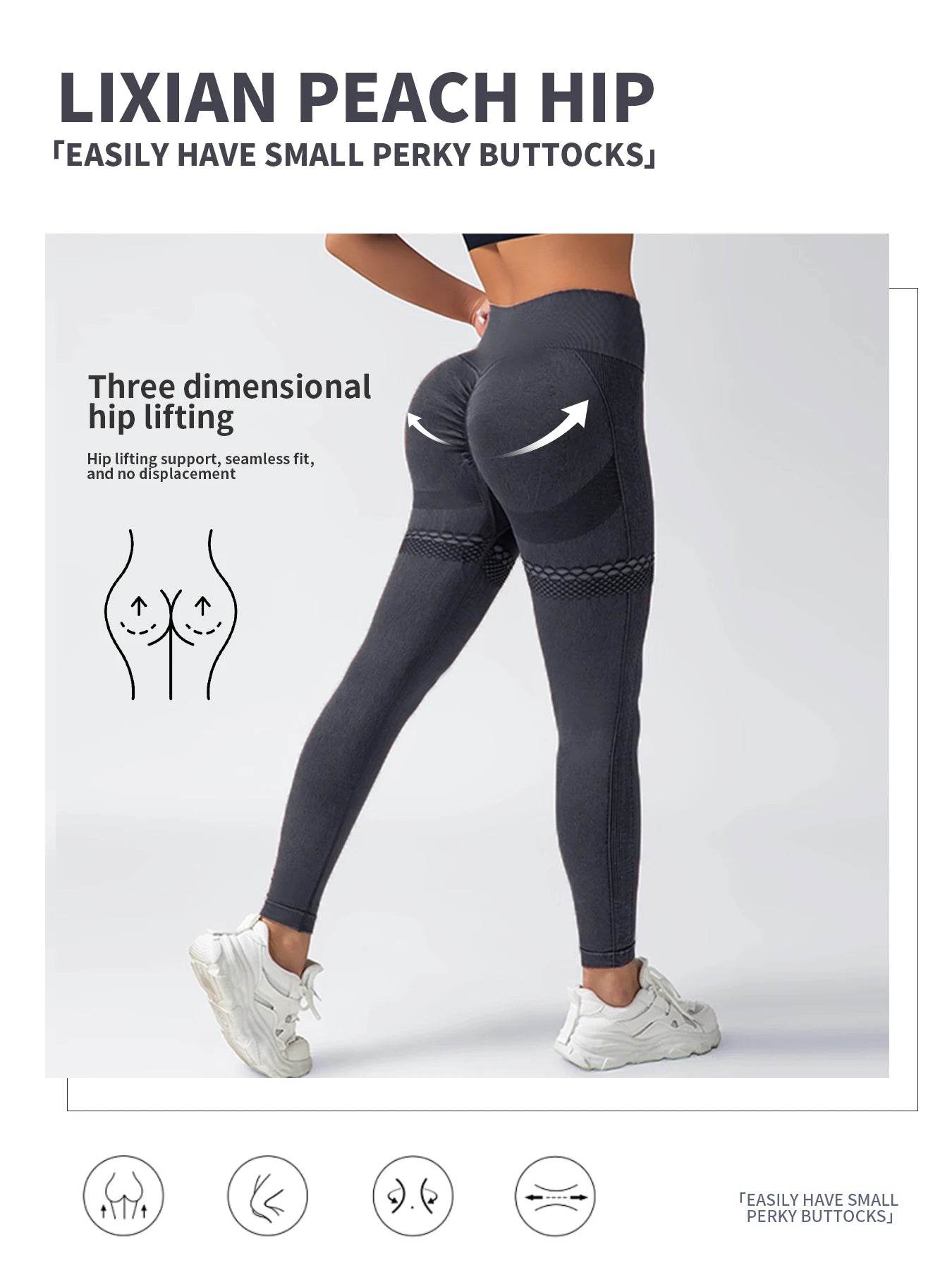 Women's Mesh Butt Lifting Leggings - P12 Hub Europe