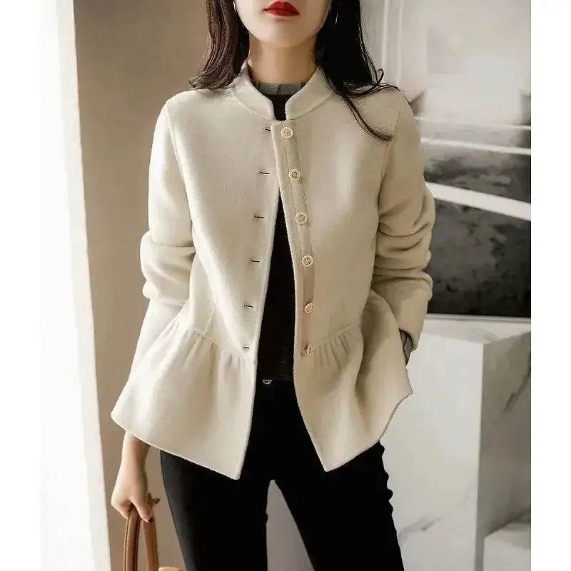 Slim Elegant Wool Coat - P12 Hub Europe