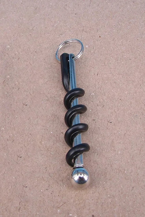 1Pcs Bottle Opener Outdoor Mini EDC Cork Screw Red Wine Bottle Opener Keyring Tool Multi-functional Camping Equipment Tool