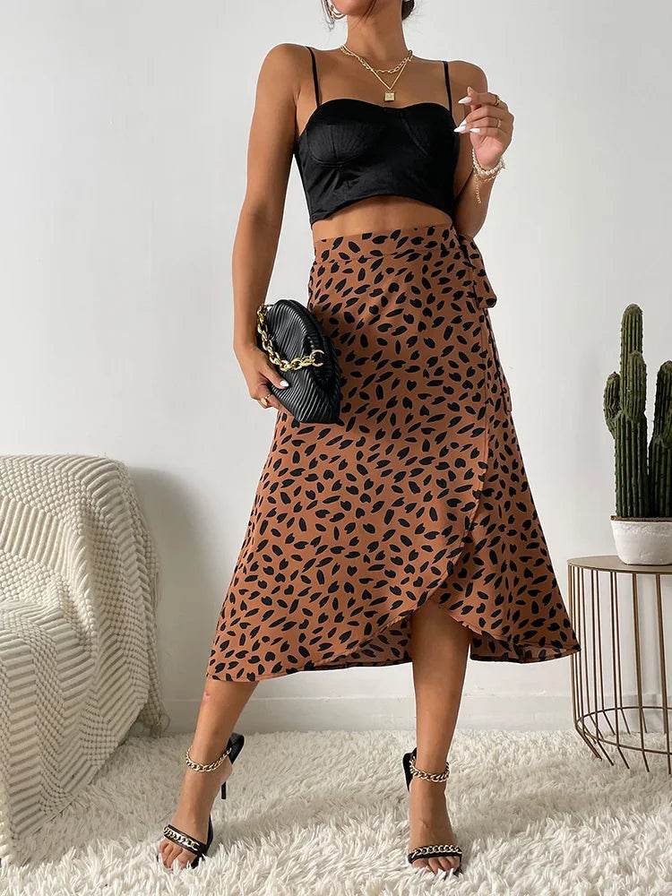 Women's Boho Print Wrap Skirt - P12 Hub Europe