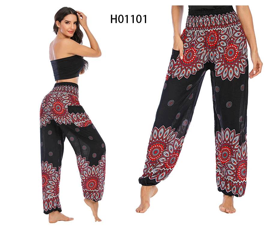 Boho Hippie Harem Yoga Pants - P12 Hub Europe