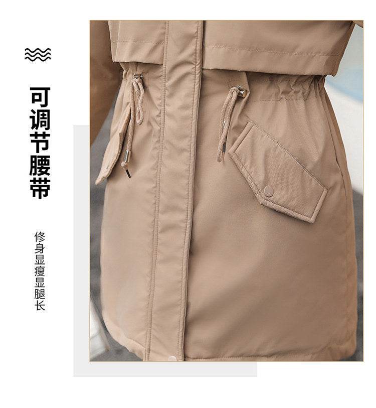 Slim Fur Collar Parka - P12 Hub Europe