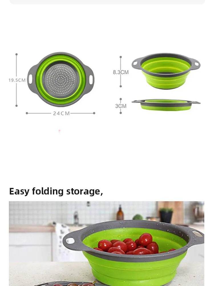 Collapsible Silicone Strainer Basket - P12 Hub Europe