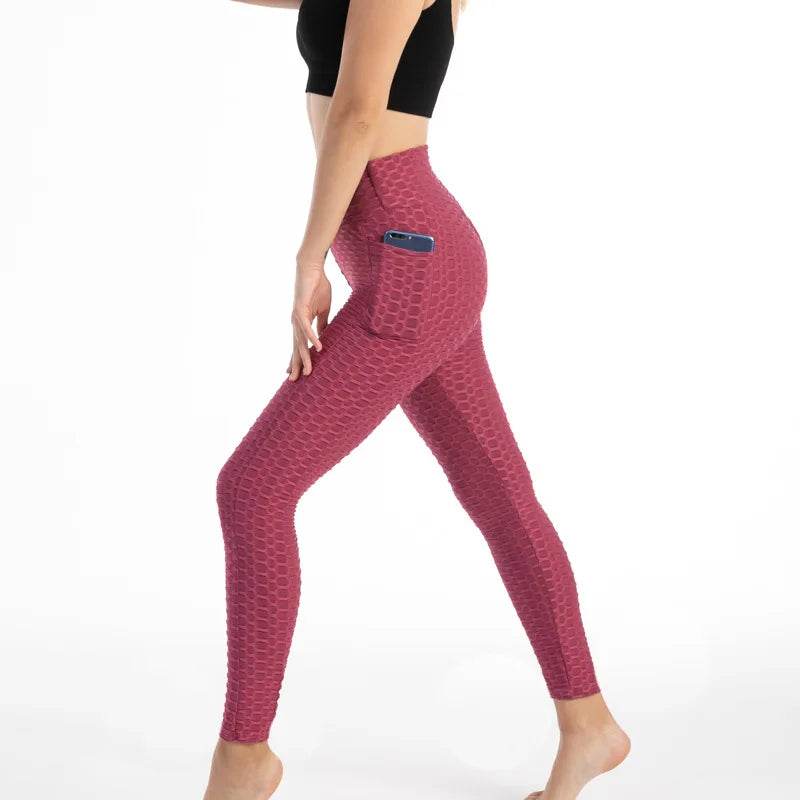 Women's Pocketed Bubble Leggings - P12 Hub Europe