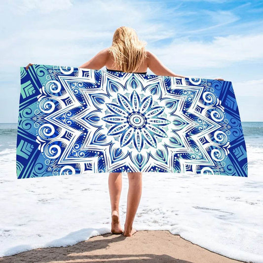 Quick Drying Microfiber Towels Beach Mat Sports Bathroom Luxury Travel Shower Towel Large Sand Free for Adults Body Dry Towels - P12 Hub Europe