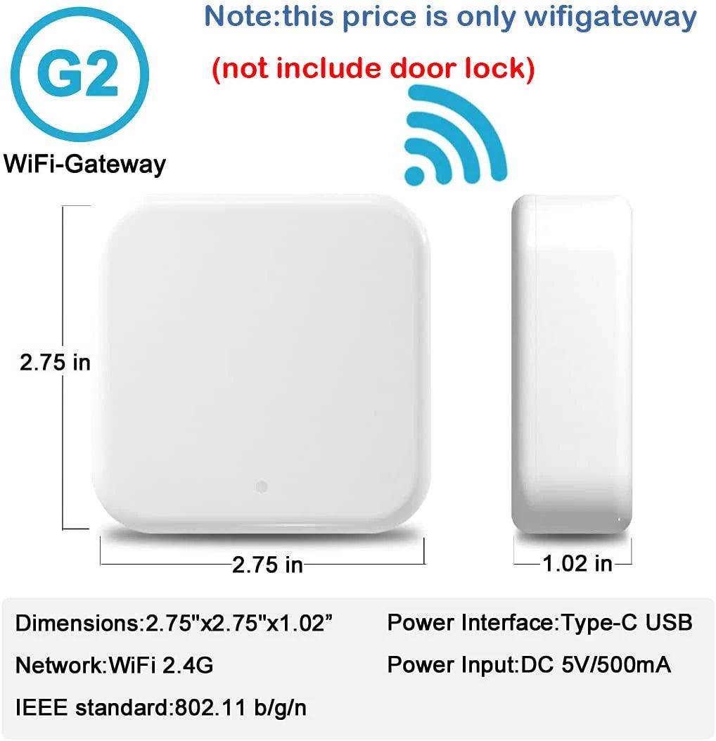 Bluetooth Fingerprint Access Control TTLock App, IP65/66, RFID, Password - P12 Hub Europe