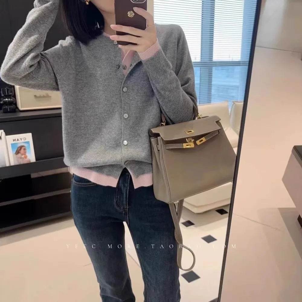 Cashmere Knit Cardigan - P12 Hub Europe