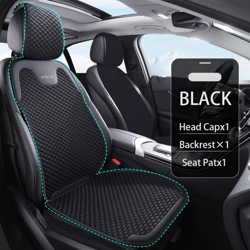 Universal Breathable Car Seat Covers Durable Car Seat Covers Full Set Sweat Absorption Auto Seat Cushion Pad Car Accessories
