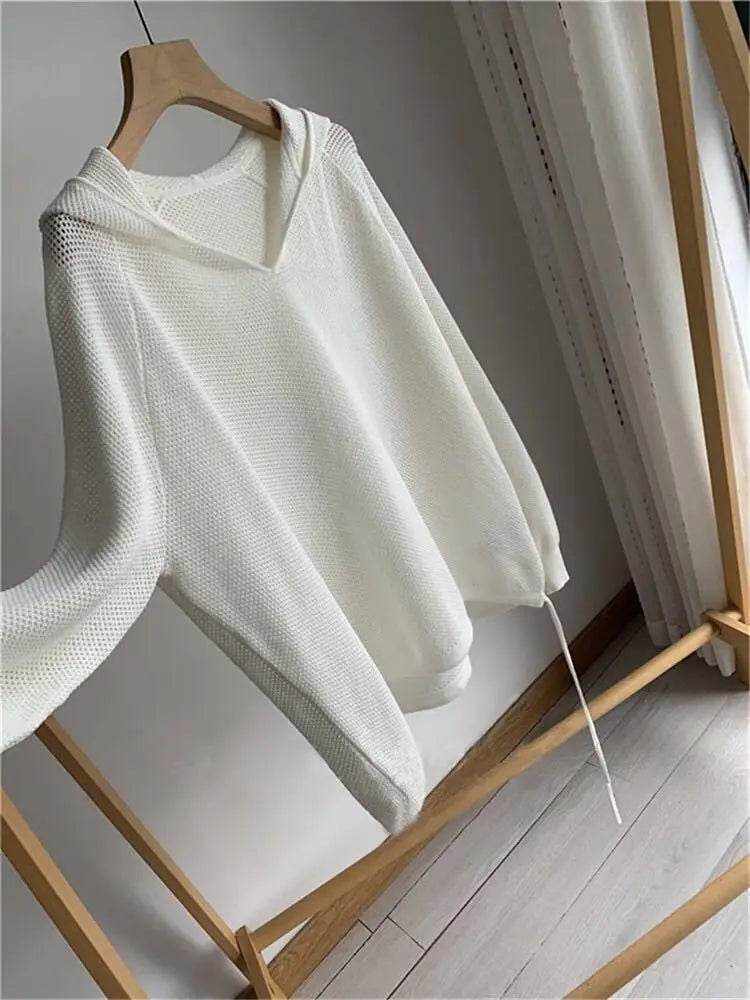 Lazy Style Hollow Out Knit Top - P12 Hub Europe