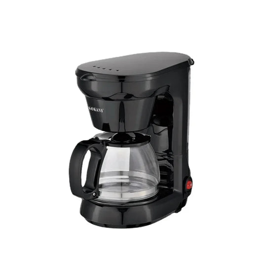 Houselin 750ML Small Coffee Maker, Compact Coffee Machine with Reusable Filter, Warming Plate and Coffee Pot for Home and Office