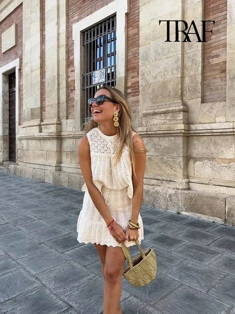 Women Knit Skirt Set - P12 Hub Europe