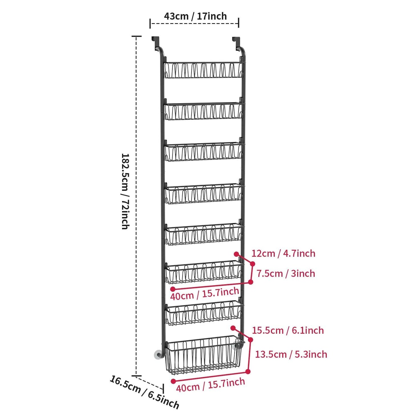 Multi-Layer Door Hanging Organizer - P12 Hub Europe