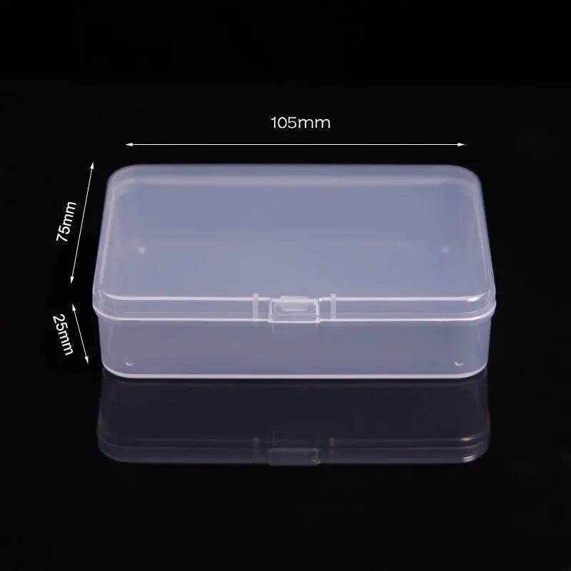 Mini Plastic Box Rectangular Box Translucent Box Packing Box Storage Box Dustproof Solid Strong Jewelry Storage Case Container - P12 Hub Europe