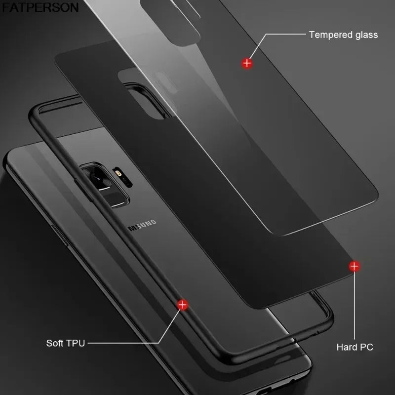 Luxury Mirror Surface Glass Hard Cover For Car Logo Audi Phone Case iPhone 16 Pro Max Cases 13 15 14 Plus 12 Mini 11 X XR XSMAX
