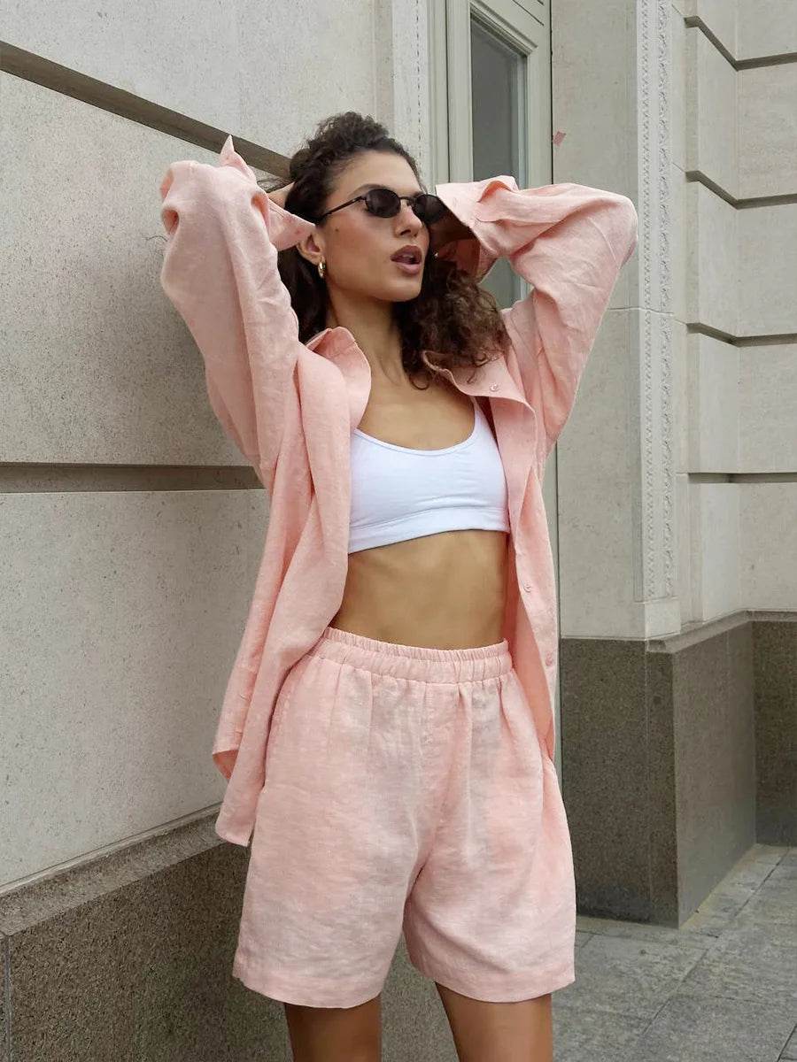 Bornladies Cotton Casual Pants Set - P12 Hub Europe