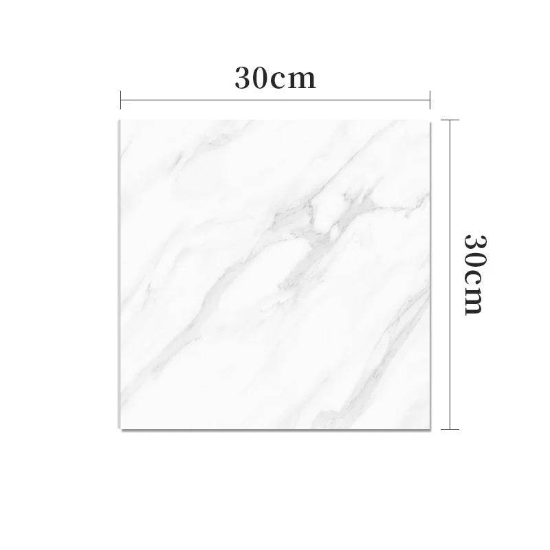 10-50Pcs PVC Marble Wall Stickers Self-Adhesive Thickened Tile Sticker Bathroom Waterproof Floor Sticker Kitchen Home Decoration - P12 Hub Europe