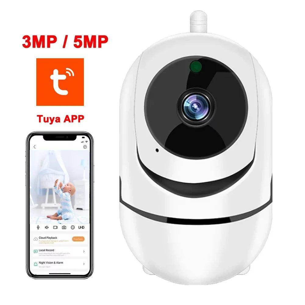 Baby Monitor 5MP Dual-Band WiFi PTZ Auto Track - P12 Hub Europe