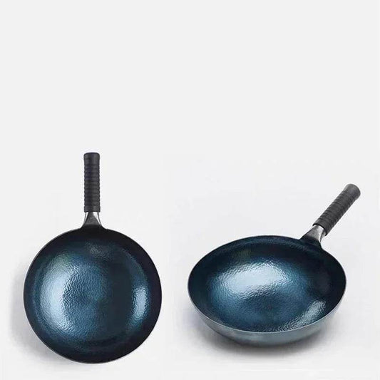 High-Grade Handmade Iron Pan Without Coating Health Wok Non-Stick Pan Gas Stove Induction Cooker General Zhangqiu Iron Wok 36CM - P12 Hub Europe
