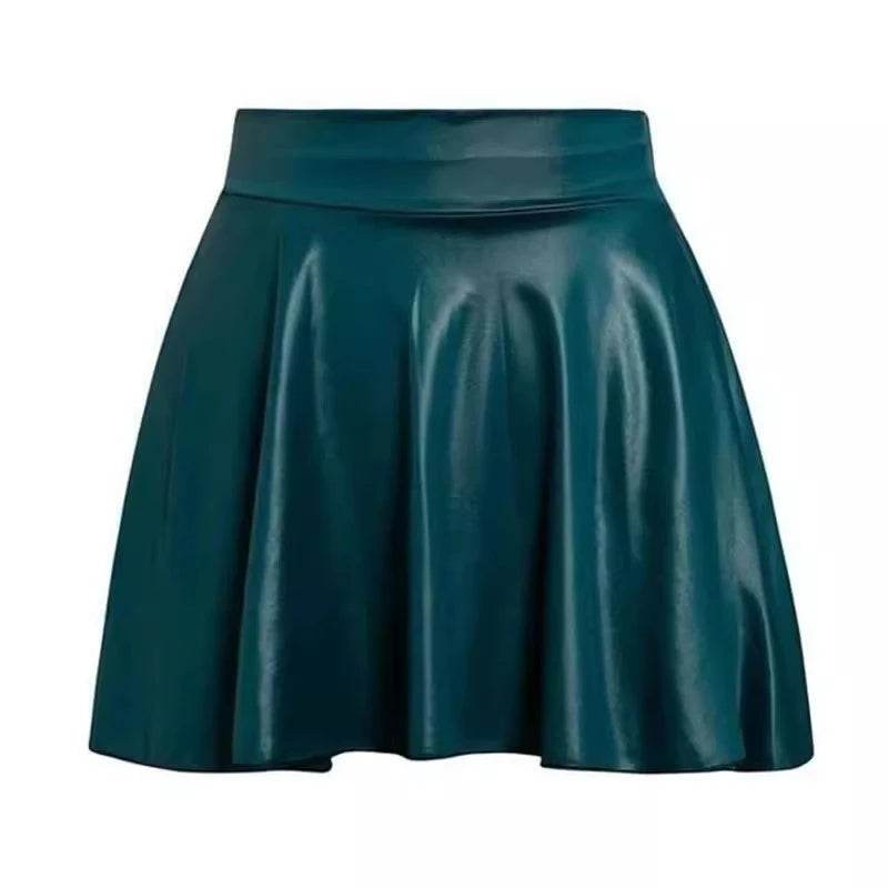 Women's Faux Leather Mini Skirt - P12 Hub Europe