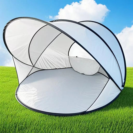 Summer Beach Tent 2-3 People Speed Open Quick Portable Folding Easy Speed Opening Shade Sun Fishing Park Travel Outdoor