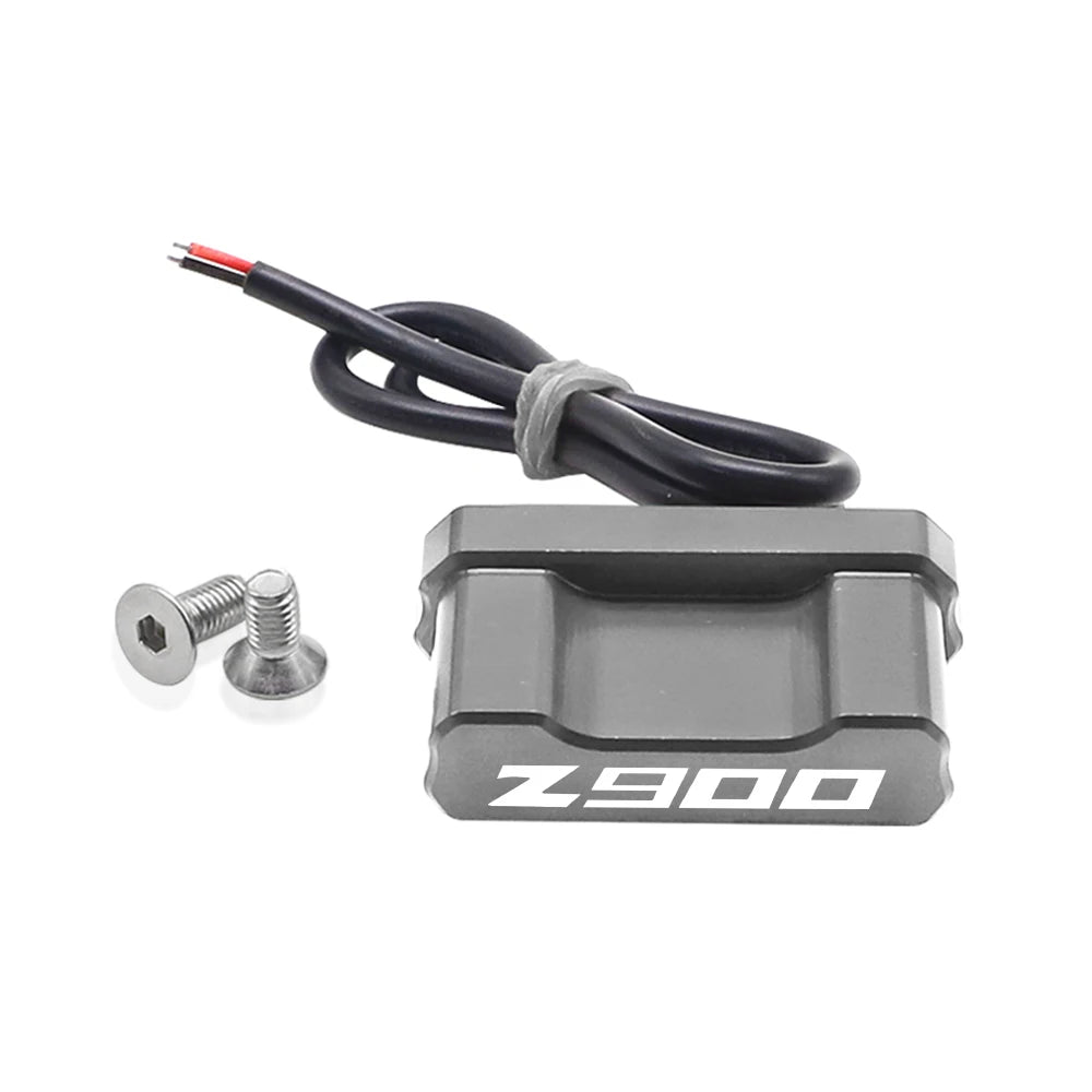 For Kawasaki Z900 Z 900 ABS 2017-2023 2022 2021 2020 2019 License Plate Holder Number Plate Frame LED Light Bracket  turn signal
