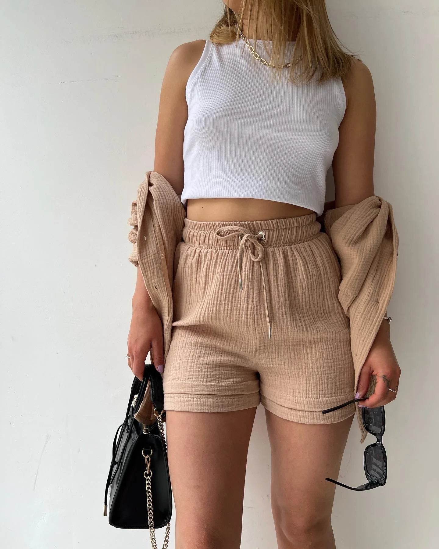Women Summer Shorts Set - P12 Hub Europe