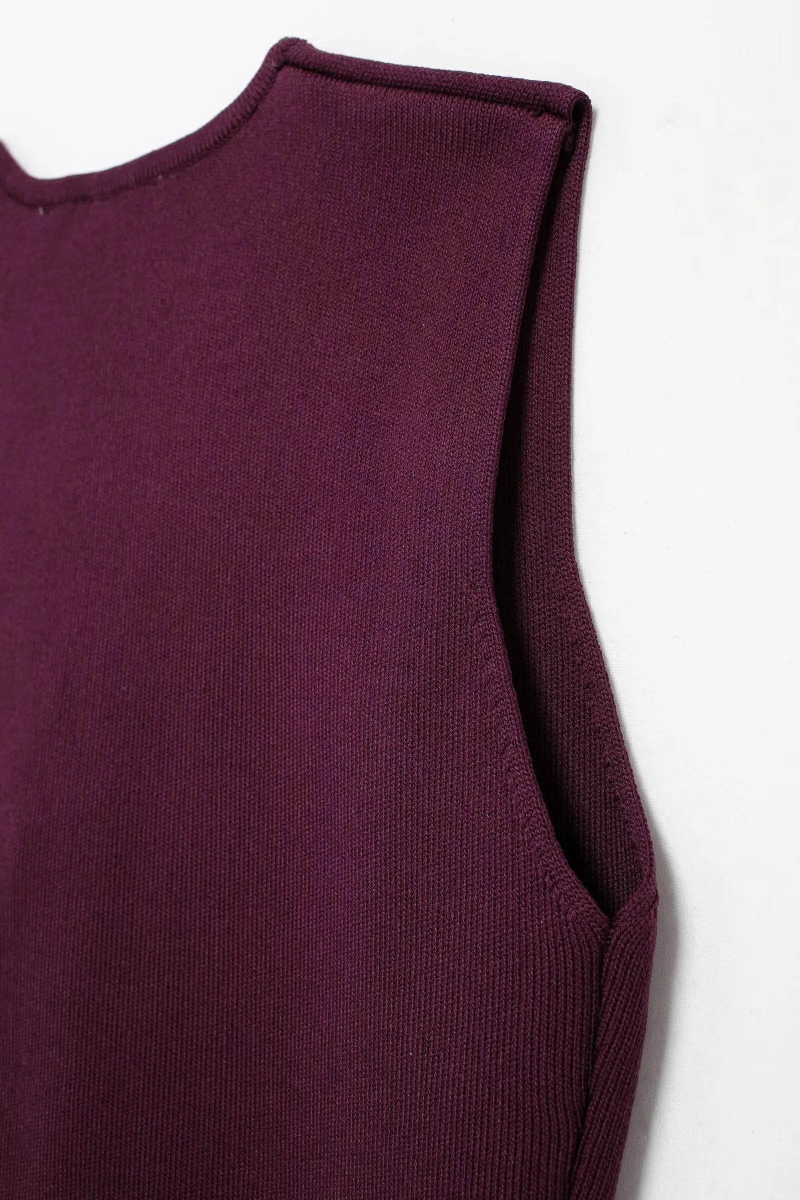 Wine Red Knit Skirt - P12 Hub Europe