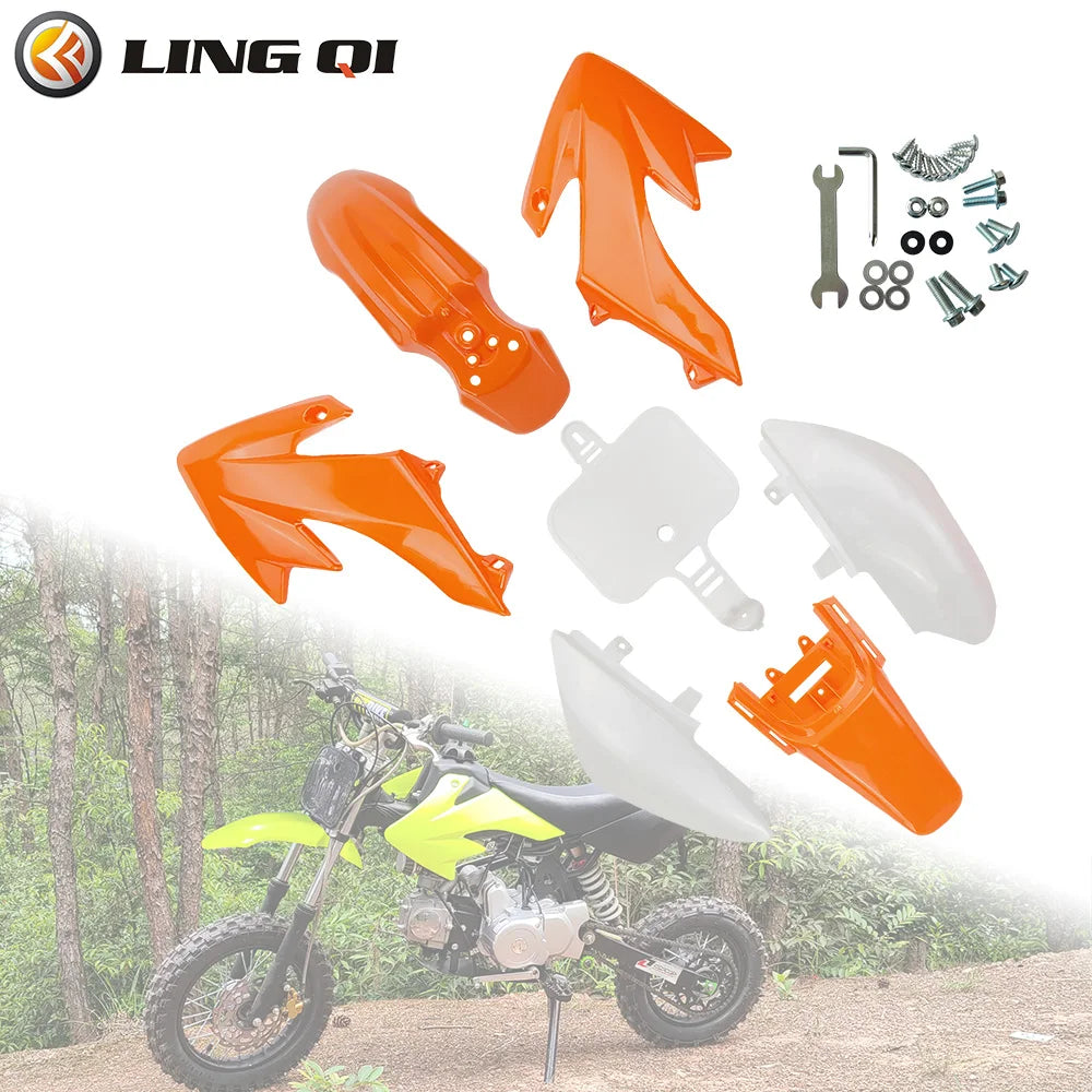LINQ QI Plastic Fairing Body Kits Fit to CRF50 XR50, For CRF 50 Pit Dirt Motor Trail Bike 50cc 70cc 90cc 110cc 125cc 140