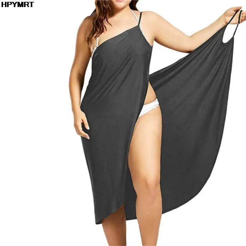 Strapless Beach Cover-Up Dress Backless Crossover - P12 Hub Europe