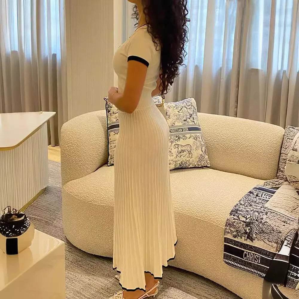 White Crop Top Skirt - P12 Hub Europe