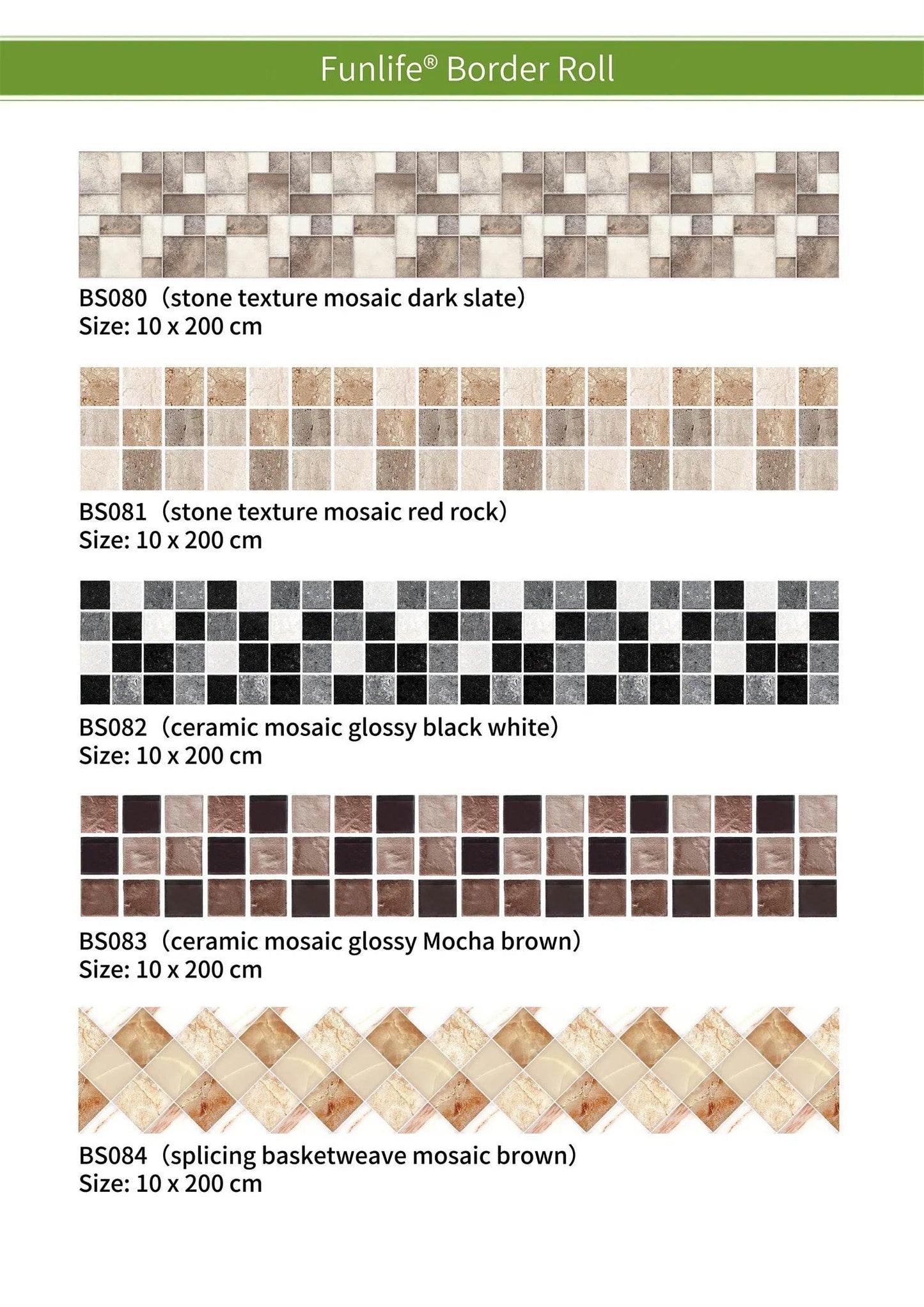 41 Styles Baseboard Stickers Waterproof Peel & Stick Waistline Wall Sticker Floor Border Sticker For Kitchen Bathroom 10x200cm - P12 Hub Europe