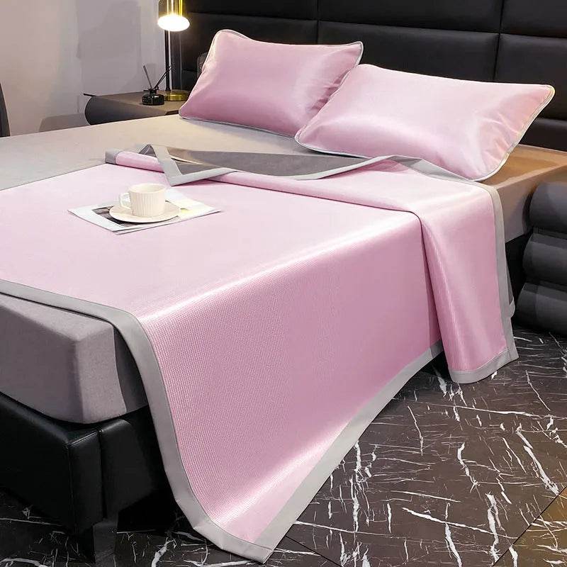 Cooling summer bed mat Carbon Fibres sleeping cold bed pad Natural cool bed cover double mattress cover with pillowcase Bed mats - P12 Hub Europe
