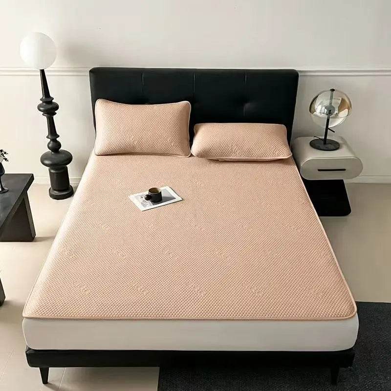 Cooling Foldable Mattress Protection Pad Cool Summer Sleeping Mat Kid Twin Queen Single And Double Bed Cover Non Slip Sheet - P12 Hub Europe