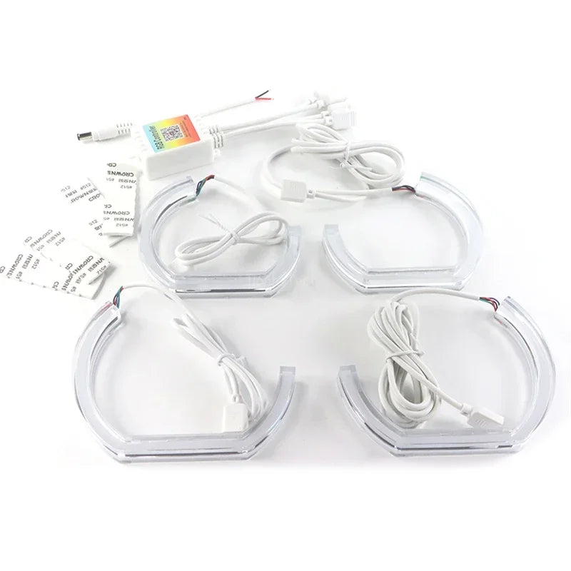 RGB Multi-colored App control LED Headlight Angel Eyes Ring Lamp for BMW 3 series E36 1990-2000 316i 318i 320i 323i 325i 328i