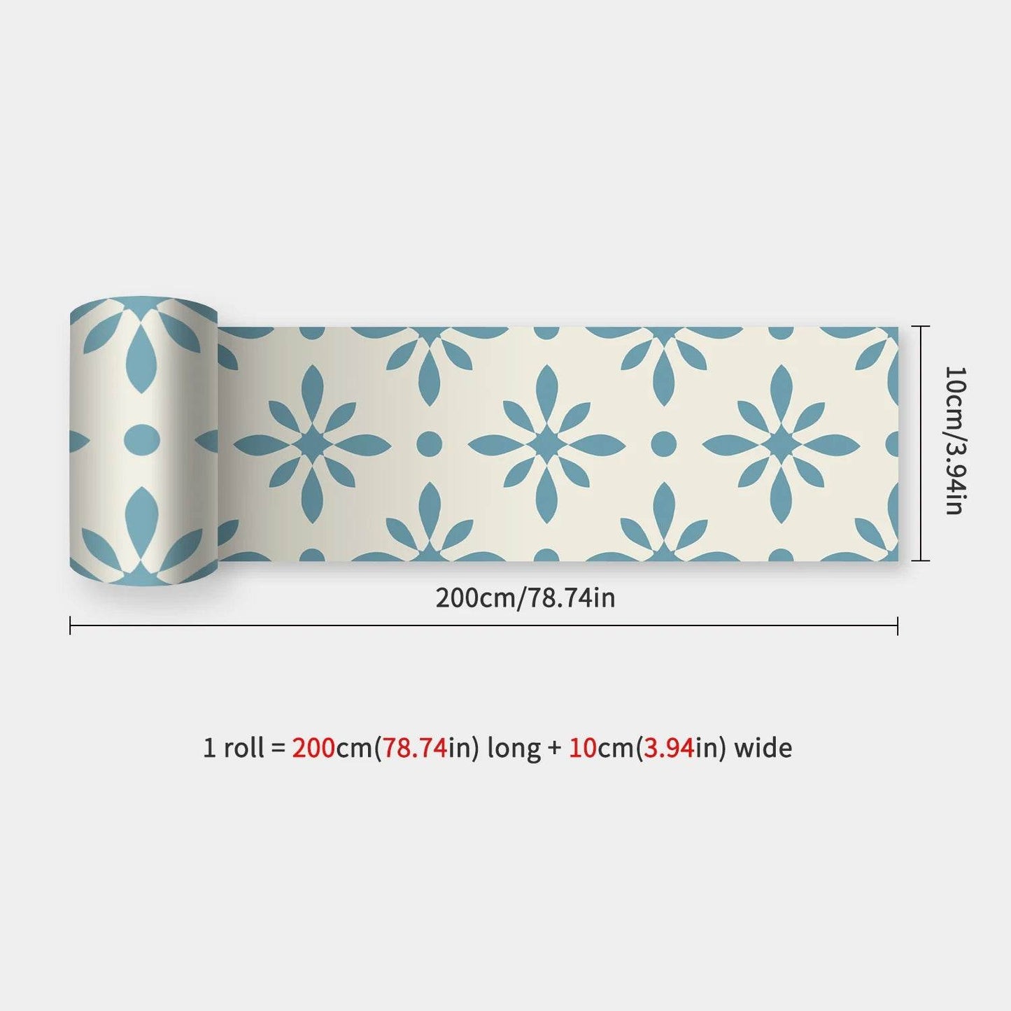 41 Styles Baseboard Stickers Waterproof Peel & Stick Waistline Wall Sticker Floor Border Sticker For Kitchen Bathroom 10x200cm - P12 Hub Europe